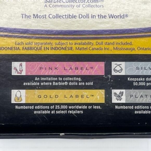 Wizard Of Oz Cowardly Lion Doll Pink Label Barbie Collector Doll 2006 - Picture 5 of 5